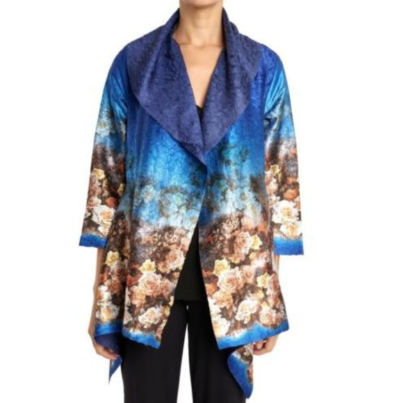 Jerry T Fashion Sateen Reversible Jacket NEW XL - Picture 4 of 5